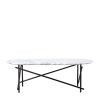 The Conran Shop Table Basse D'Atelier Marbre & Noir Arabescato Marble New