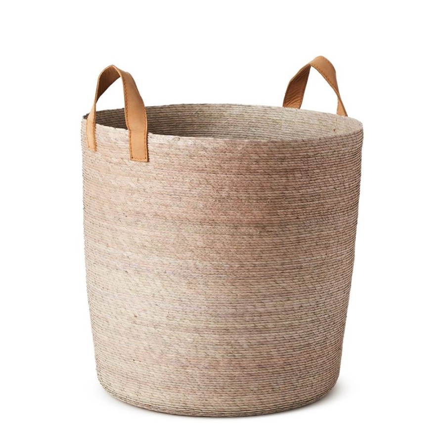 The Conran Shop Panier Tambo Avec Poignees En Cuir Wholesale