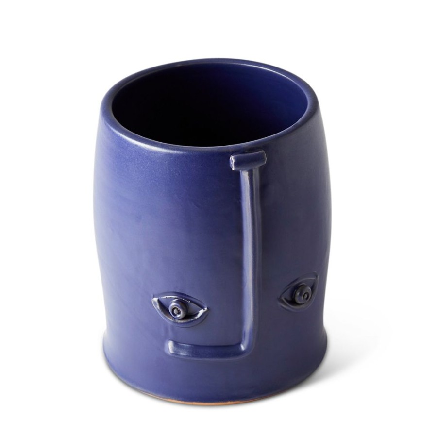 The Conran Shop Vase Visage En Bleu Clearance