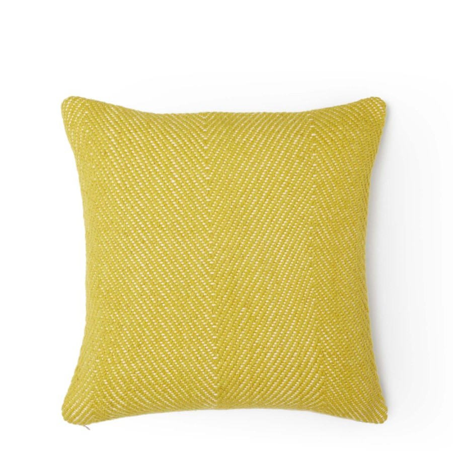 The Conran Shop Housse De Coussin Tissee Unie Ocre Hot