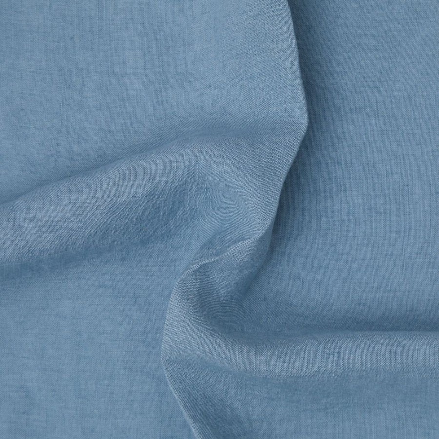 The Conran Shop Serviette En Lin Bleu Poudre Unie Online