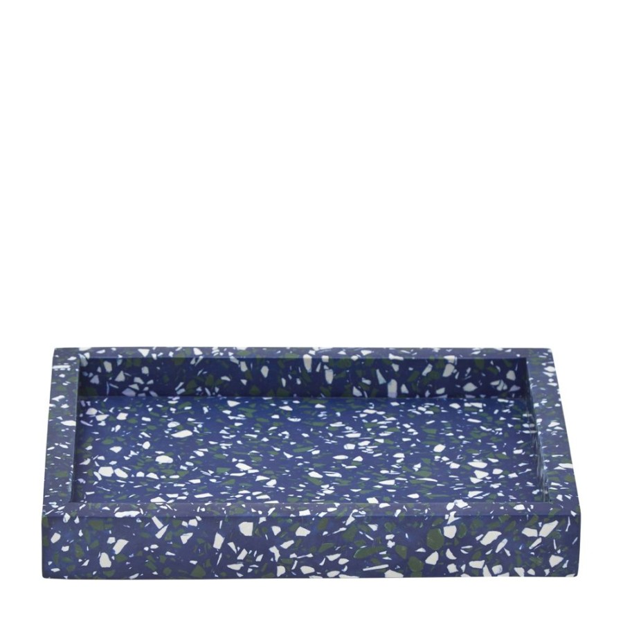 The Conran Shop Plateau De Bureau Terrazzo Bleu Hot