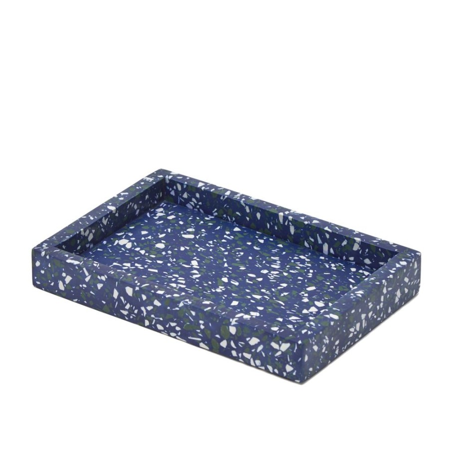 The Conran Shop Plateau De Bureau Terrazzo Bleu Hot