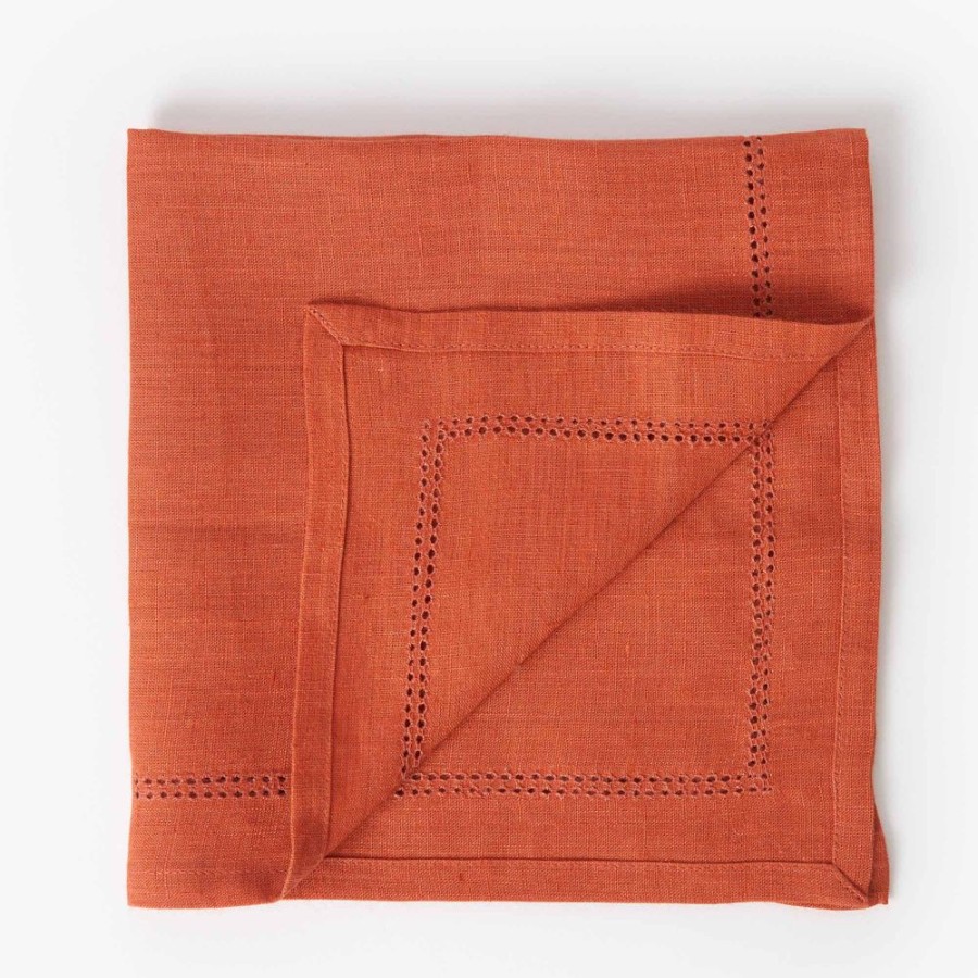 The Conran Shop Serviette Ajouree Rouille Hot