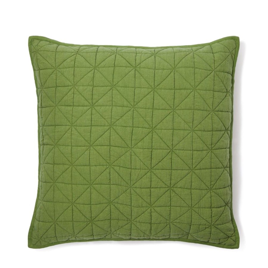 The Conran Shop Housse De Coussin Surdimensionnee En Lin Alston Vert Hot