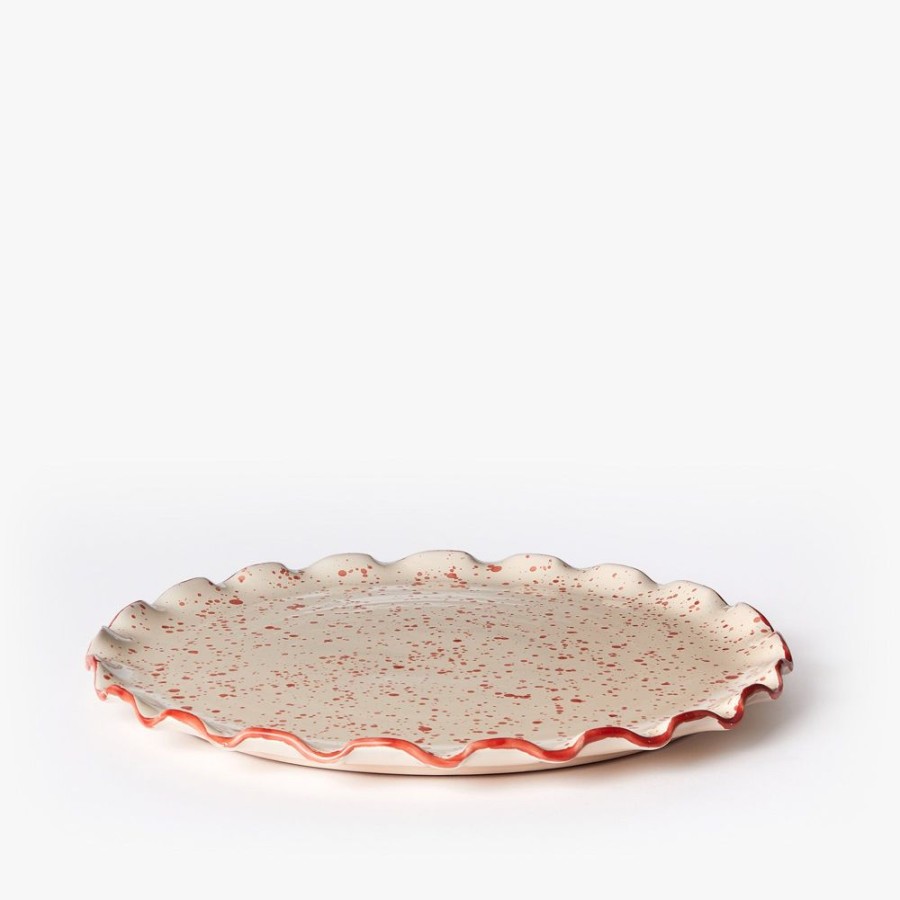 The Conran Shop Grande Assiette A Bord Ondule Splatter Online