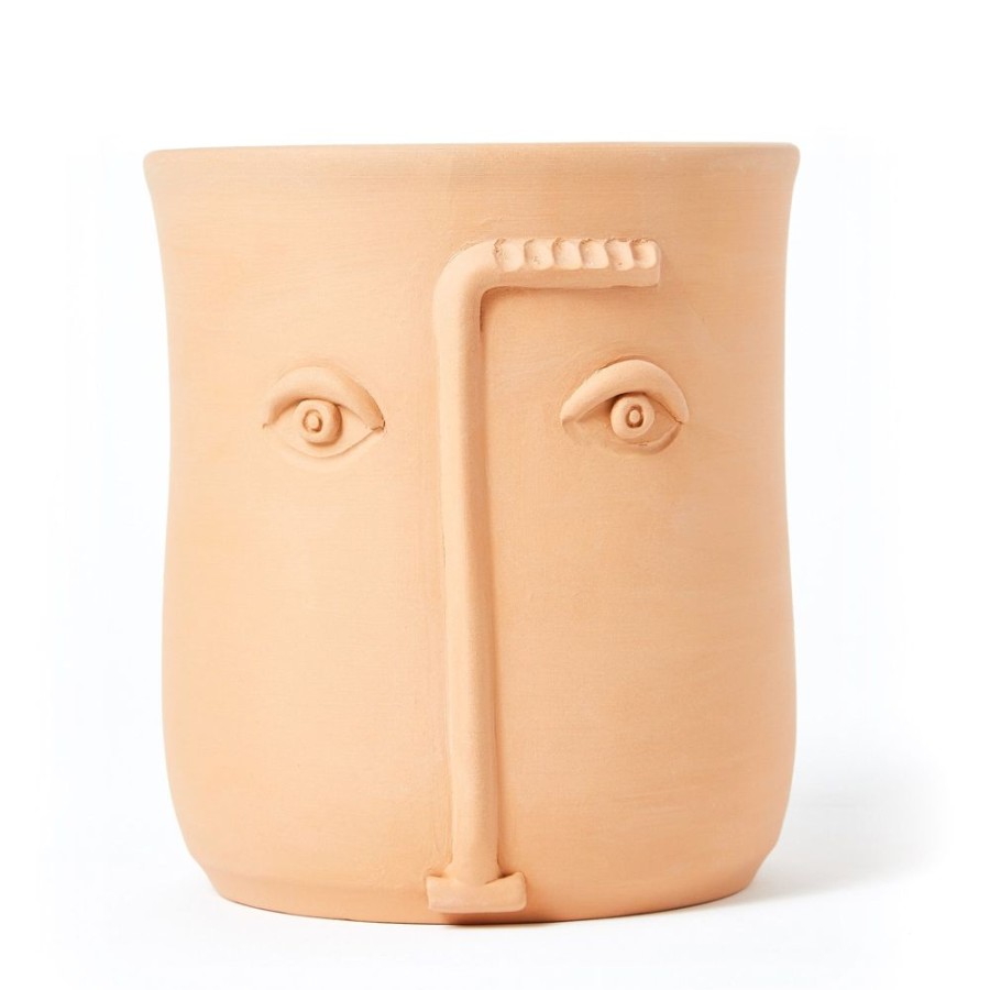 The Conran Shop Vase Visage En Terre Cuite Online