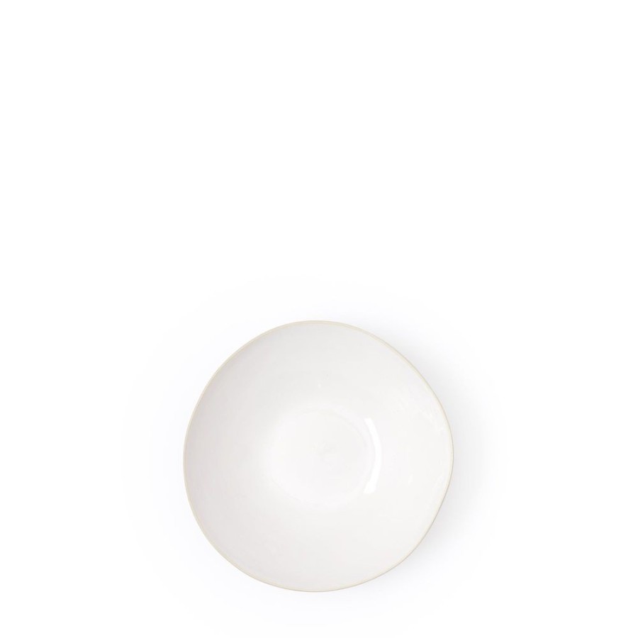 The Conran Shop Bol A Salade De Sable Biologique Moyen En Blanc Clearance