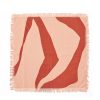 The Conran Shop Serviette A Imprime Abstrait Serenity Rouge New