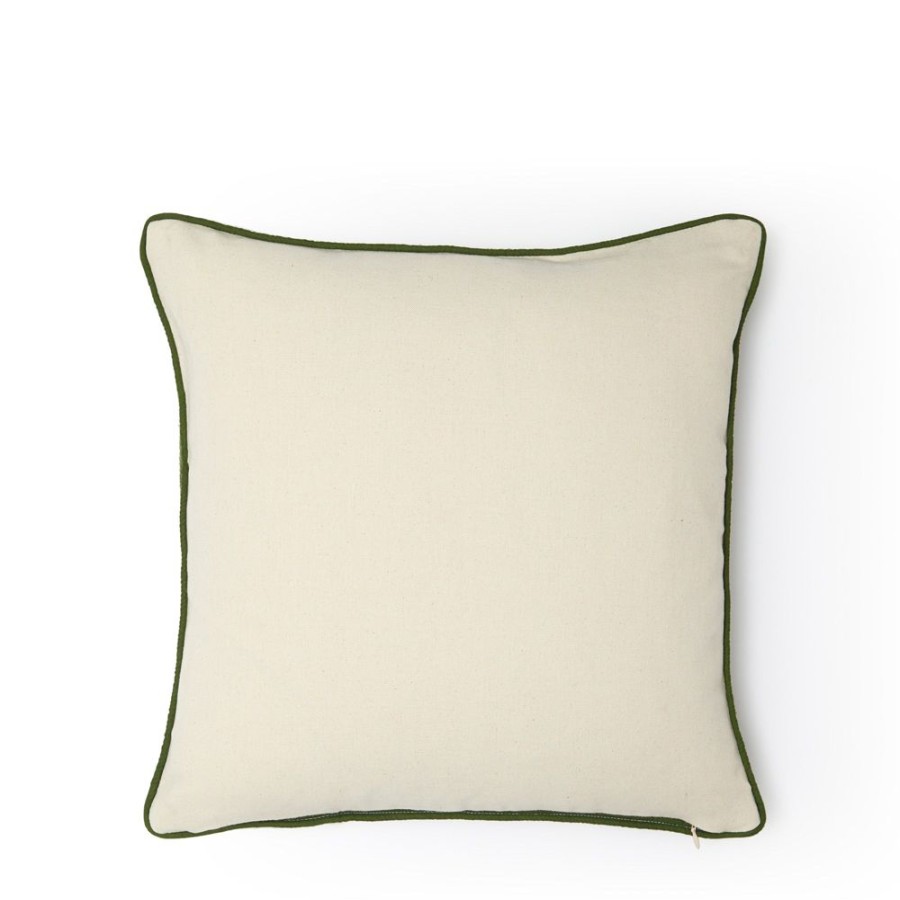 The Conran Shop Housse De Coussin A Rayures Tissees Tyby Vert Wholesale