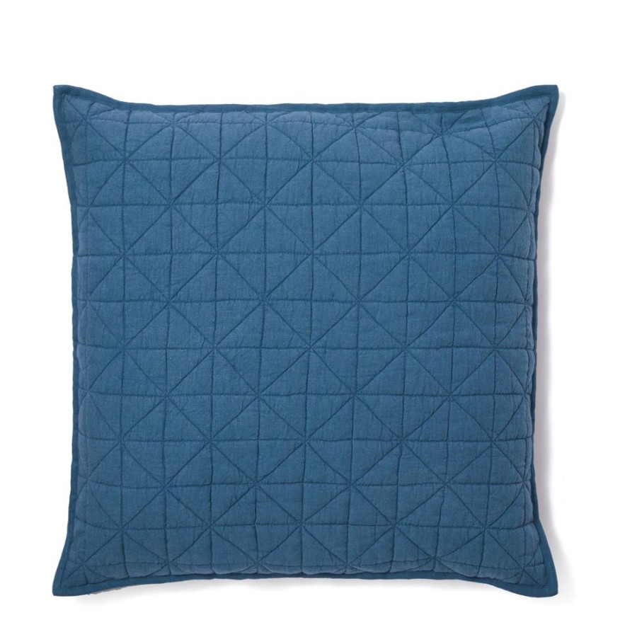 The Conran Shop Housse De Coussin Surdimensionnee En Lin Alston Bleu Best