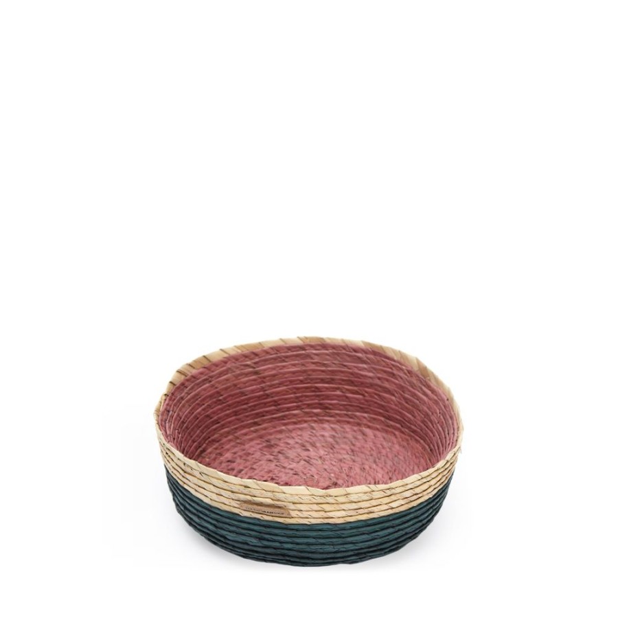 The Conran Shop Panier Rond En Peche Et Basilic Clearance