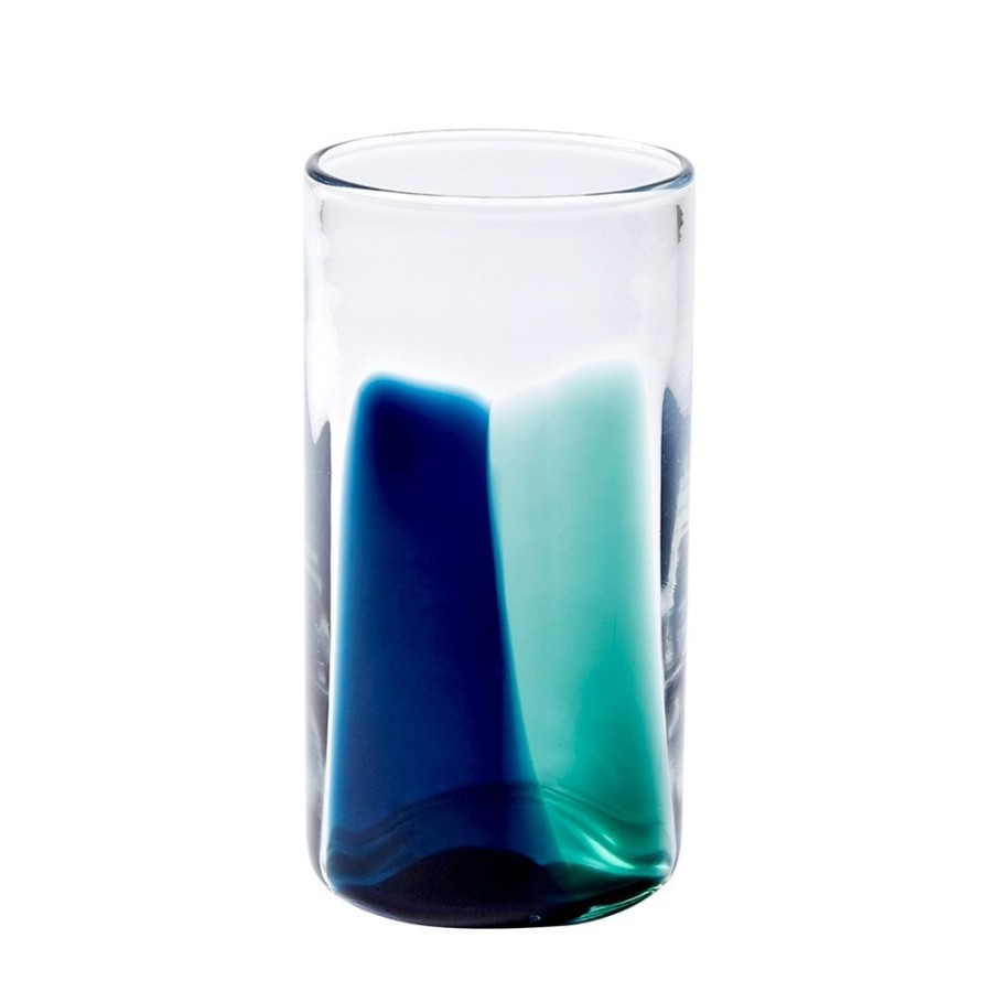 The Conran Shop Verre A Boule Haute A Rayures Fumees Best