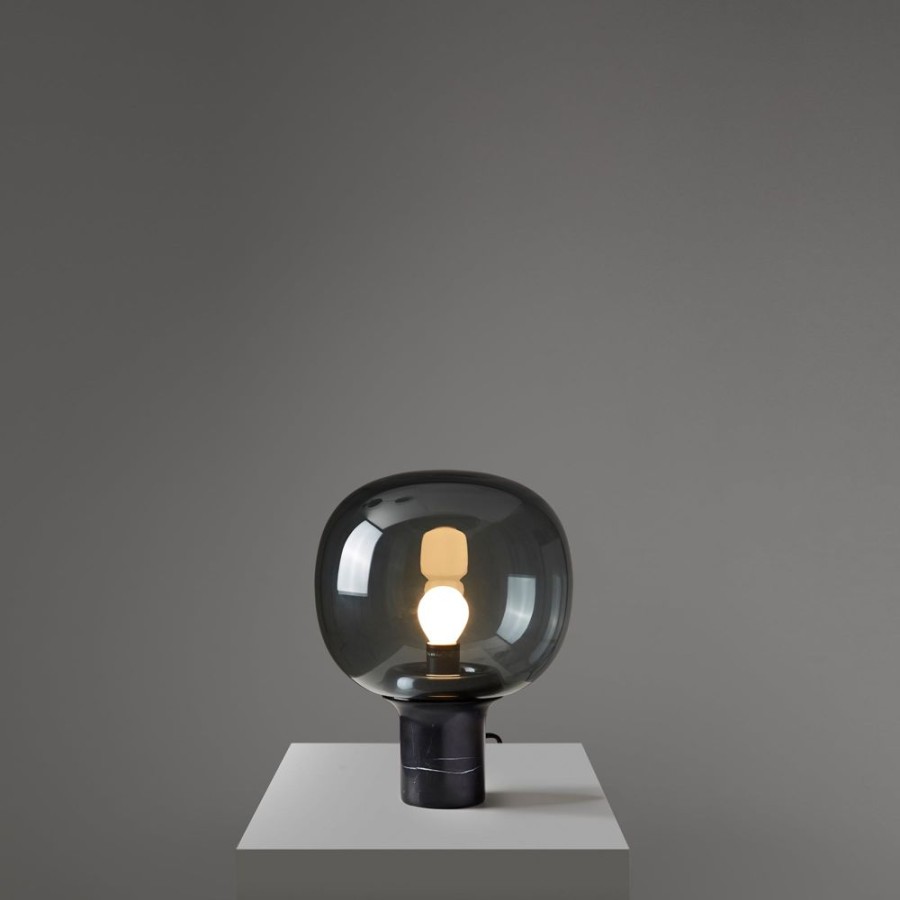 The Conran Shop Petite Lampe De Table Flo Smoked Grey Glass Online