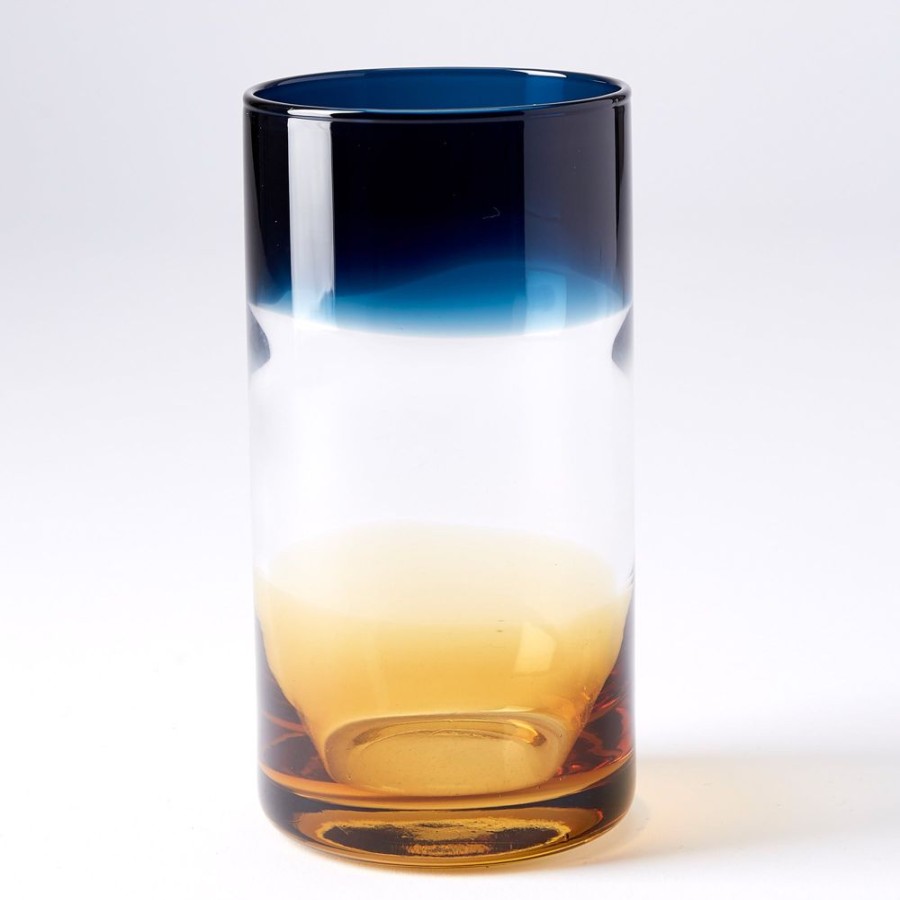 The Conran Shop Ombre High Ball En Ambre Et Bleu Clearance