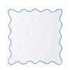 The Conran Shop Serviette Saint-Jacques Blanc & Bleu Online