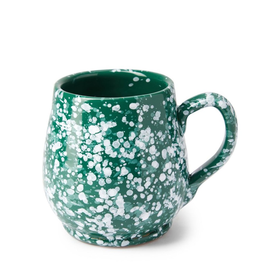 The Conran Shop Grande Tasse Splatter En Vert Fonce Online