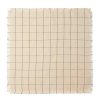 The Conran Shop Serviette Tissee A Carreaux En Huitre Clearance