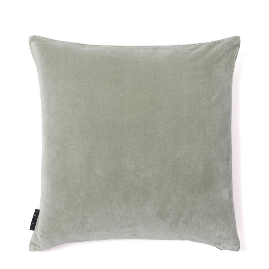 The Conran Shop Housse De Coussin En Velours Vert Sauge Online