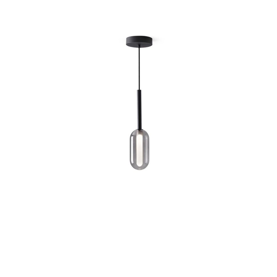 The Conran Shop Plafonnier Simple A Intensite Variable Droplet En Verre Fume Wholesale