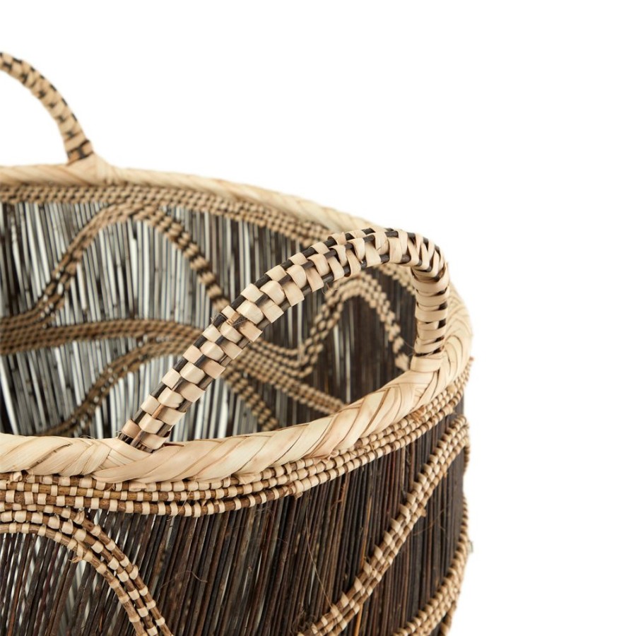 The Conran Shop Panier A Tissage Ouvert Avec Poignees En Naturel Online