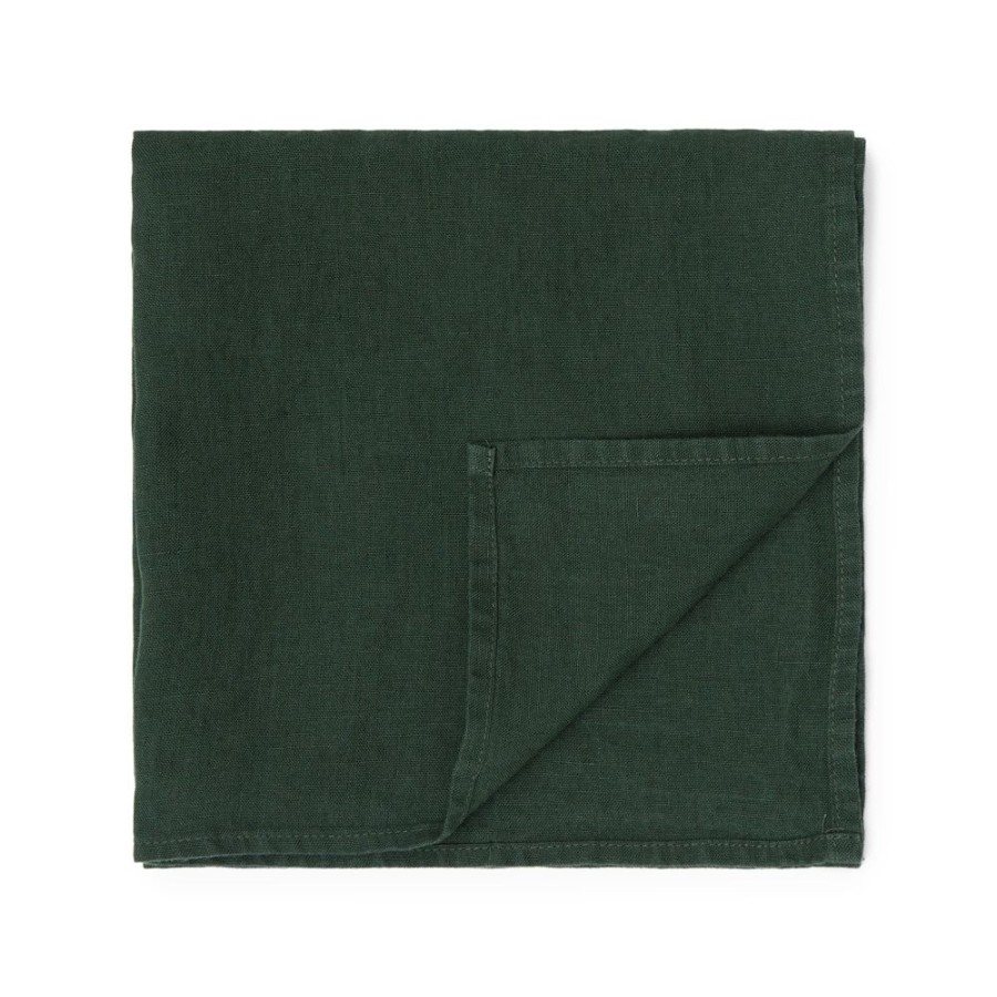 The Conran Shop Serviette En Lin Vert Foret Clearance