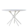 The Conran Shop Table A Manger Stix En Marbre De Carrare Et Blanc New