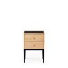 The Conran Shop Table De Chevet 2 Tiroirs Monument Walnut Clearance