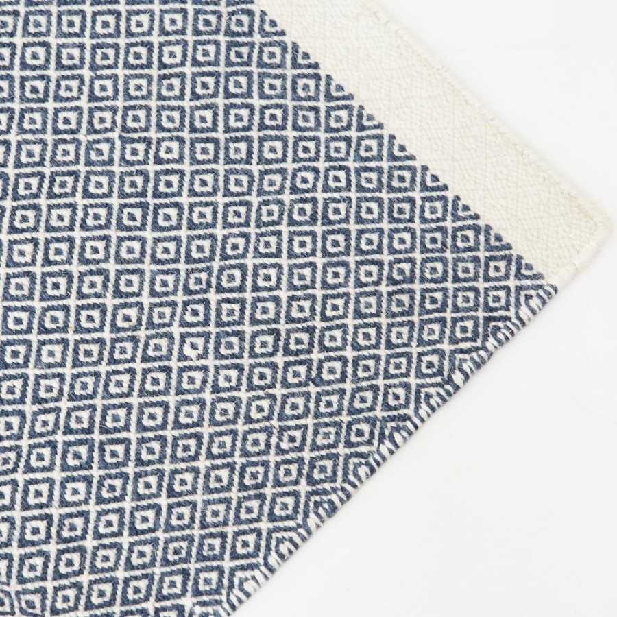 The Conran Shop Mini Tapis Diamant En Encre 350Cm X 350Cm New