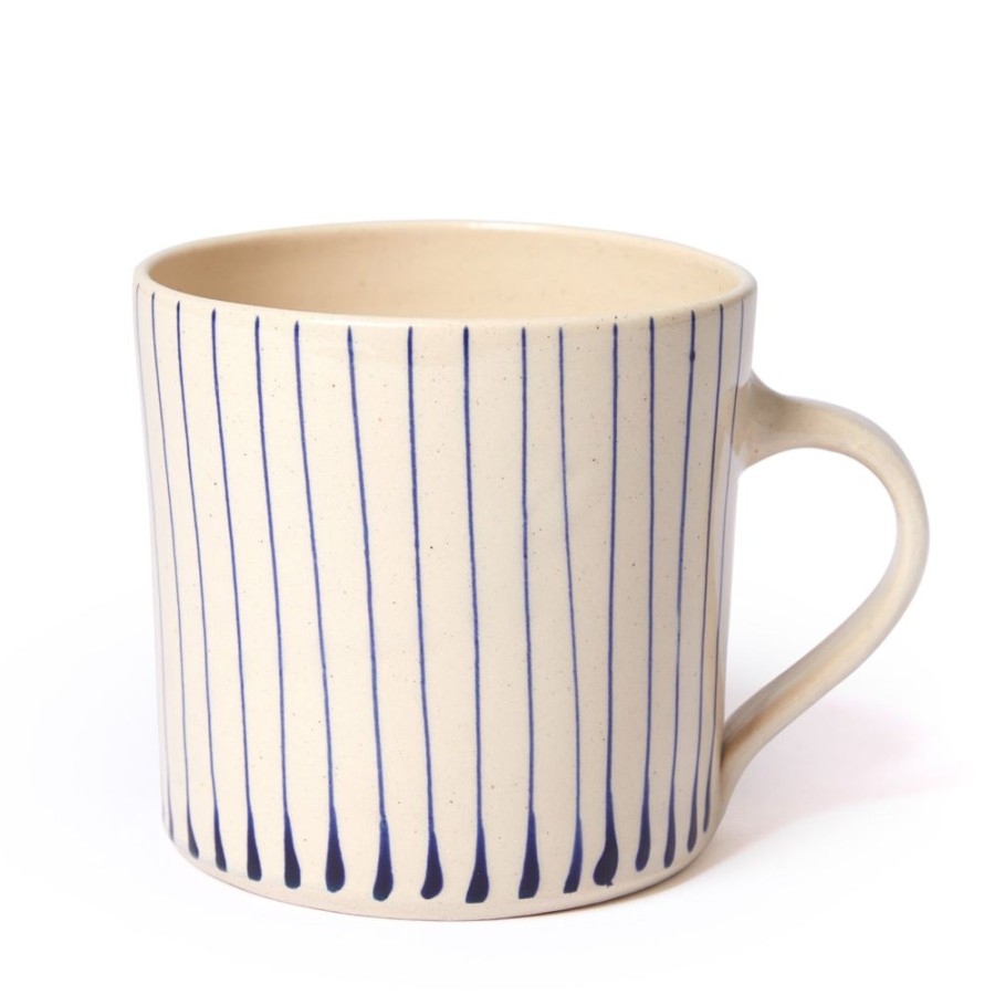 The Conran Shop Tasse De Petit-Dejeuner A Rayures En Bleu Wholesale