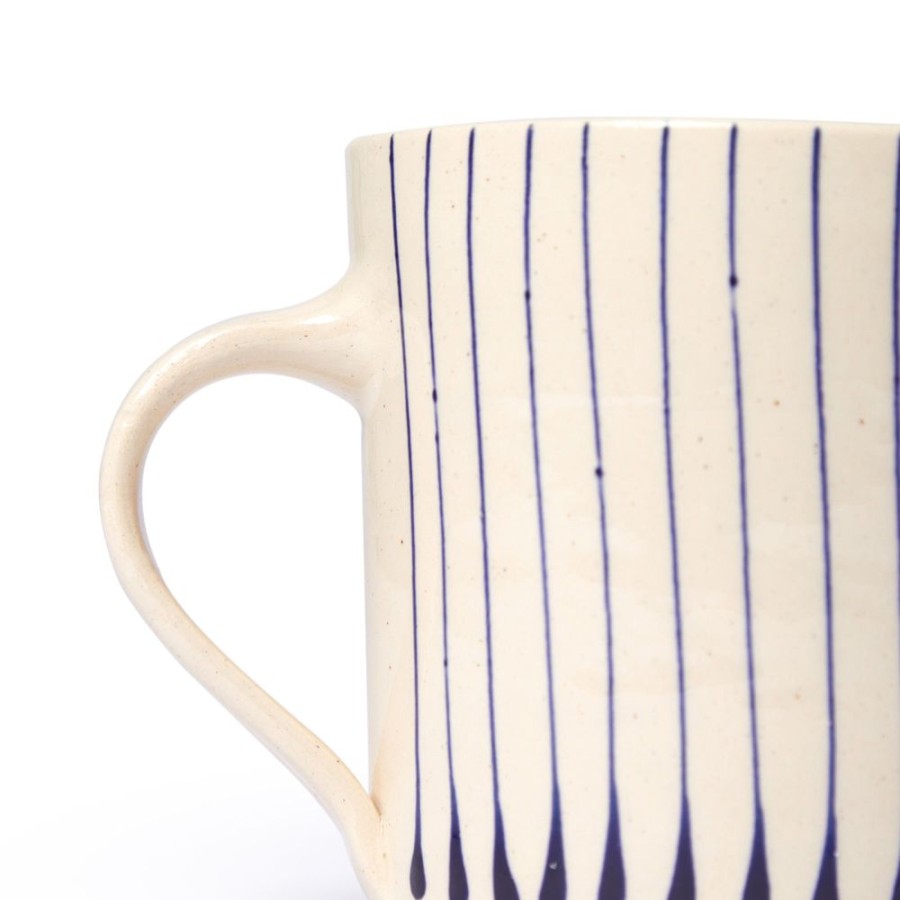 The Conran Shop Tasse De Petit-Dejeuner A Rayures En Bleu Wholesale