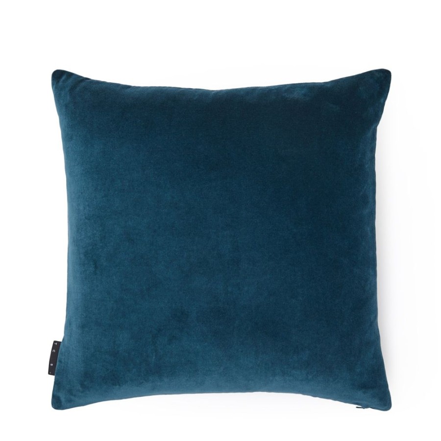 The Conran Shop Housse De Coussin En Velours Bleu Lagon Wholesale