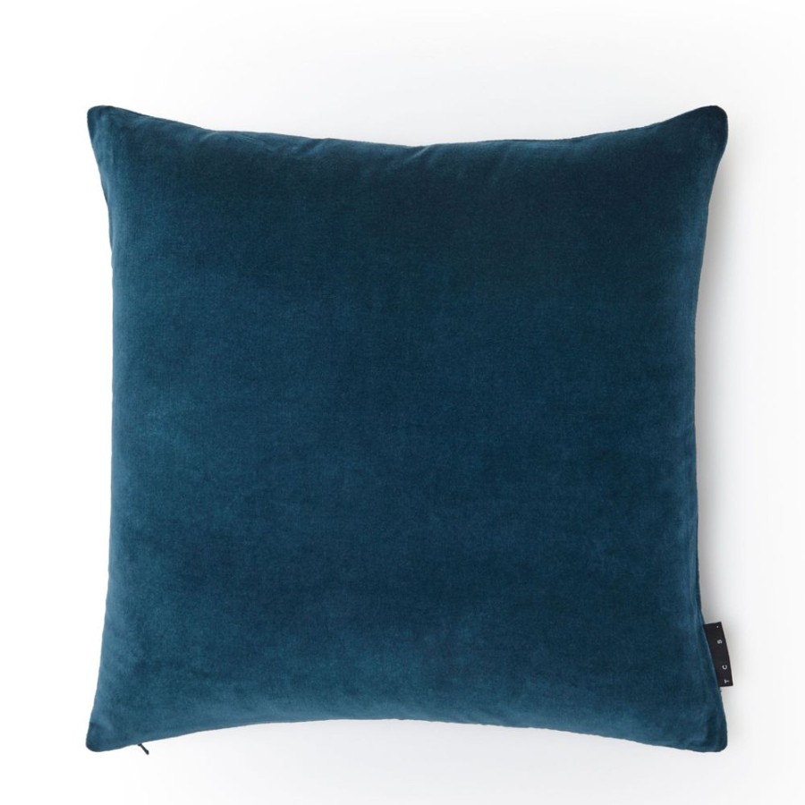 The Conran Shop Housse De Coussin En Velours Bleu Lagon Wholesale