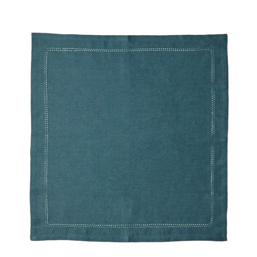 The Conran Shop Serviette Ajouree En Bleu Sarcelle Clearance