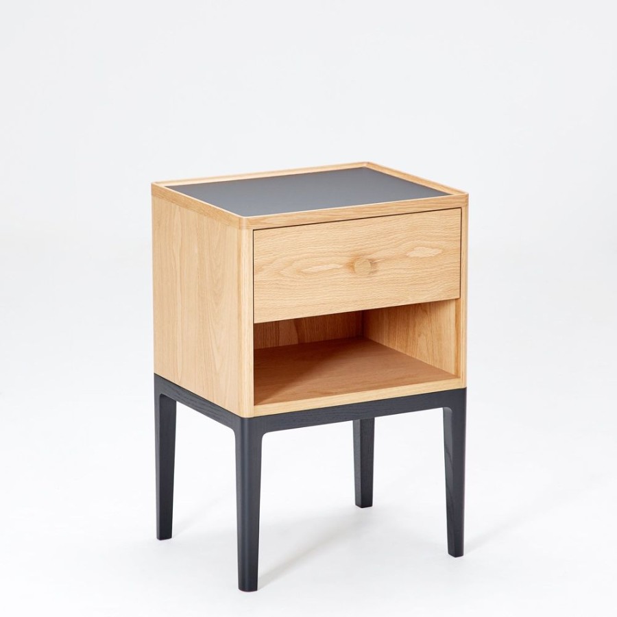 The Conran Shop Table De Chevet 1 Tiroir Avec Niche Monument New