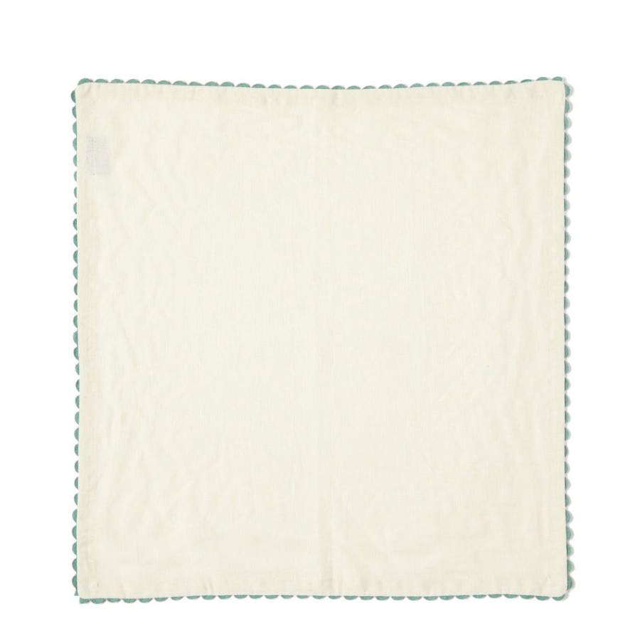 The Conran Shop Serviette Verte Lavee Serenity Ric Rac Hot