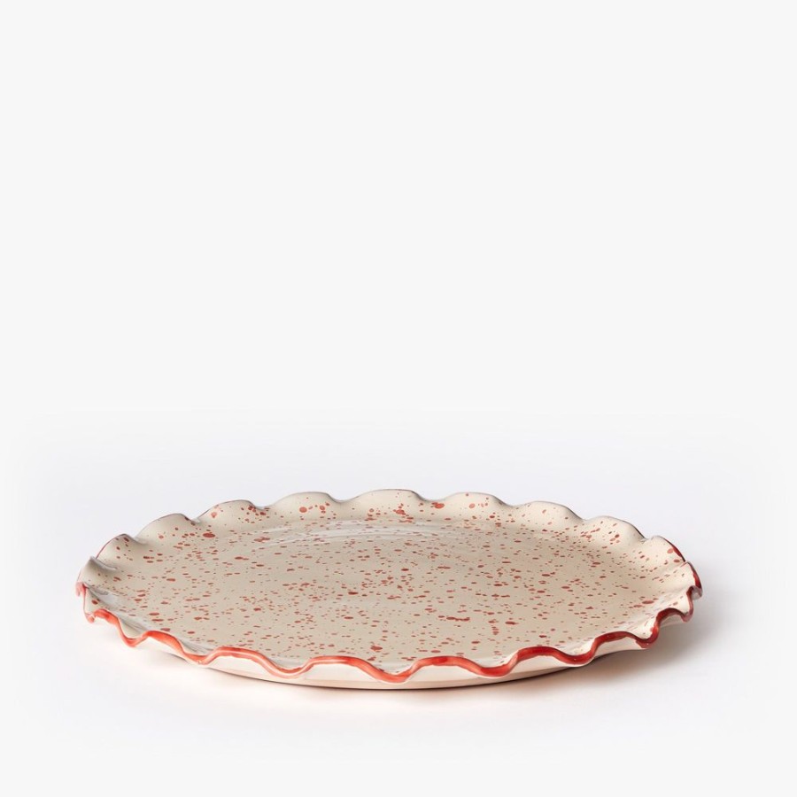 The Conran Shop Grande Assiette A Bord Ondule Splatter Online