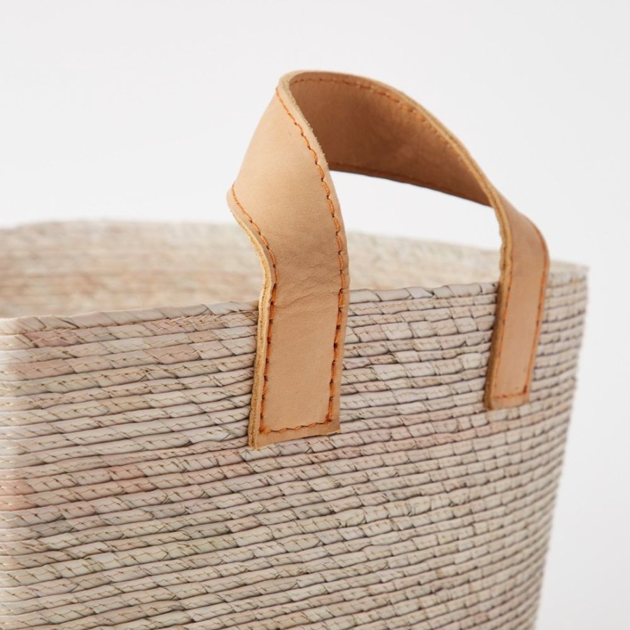 The Conran Shop Panier Revistero Carre Avec Poignees En Cuir Best